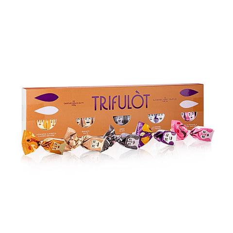 Mini Trüffelpralinen "trifulòt", 5 Sorten, Tartuflanghe, 108 g