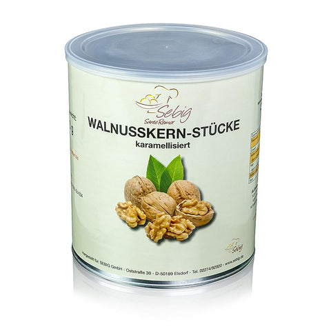 Walnusskern-Stücke, karamellisiert, 1,5 kg