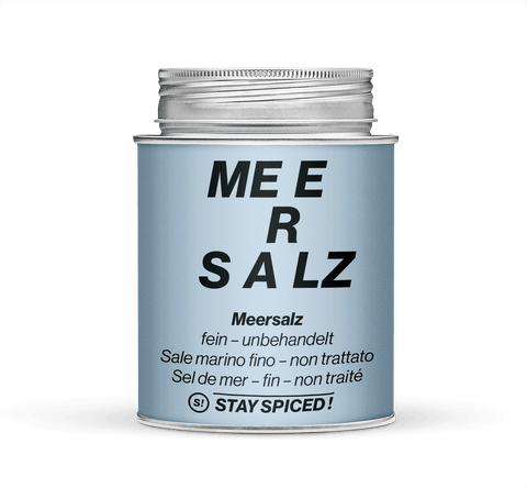 Untreated fine sea salt