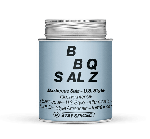 US-style BBQ salt, smoky intense