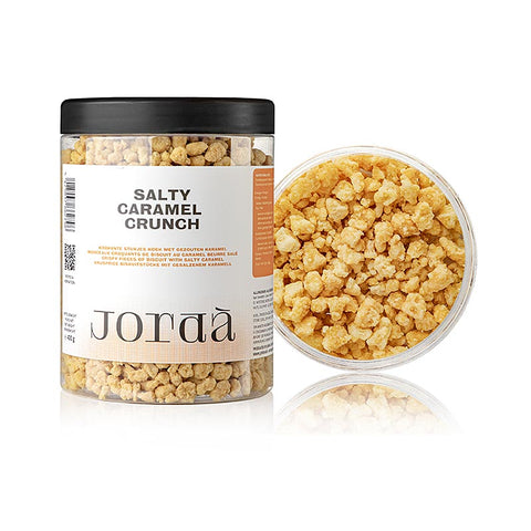 Gebinde-5-Jorda Crunch Salty Caramel, Gebäck mit Karamellgeschmack, 400 g