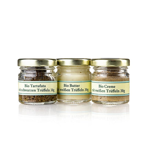 Pack of 8 truffles (Salsa Tartufata/Cream/Butter), Tartufi di Fassia, organic, 90 g, 3 x 30 g