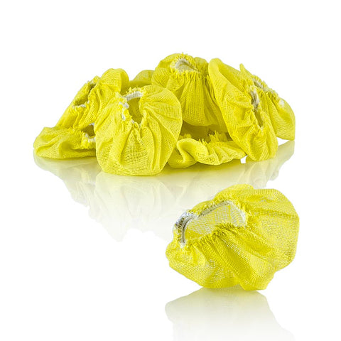 The Original Lemon Stretch Wraps - Lemon Serving Towel, Yellow with Elastic Band, 12 pcs