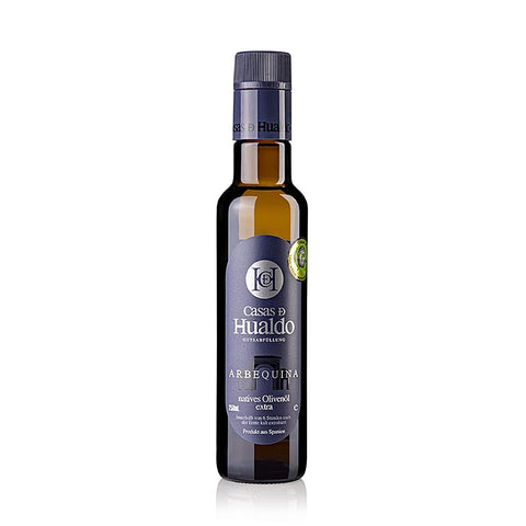 Gebinde-12-Natives Olivenöl Extra Casas D Hualdo, 100% ARBEQUINA, Spanien, 250 ml