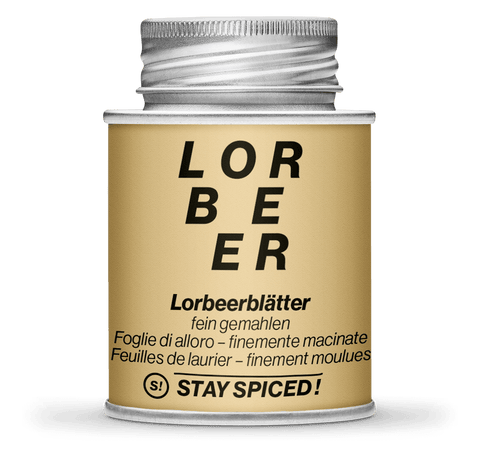Lorbeerblätter fein-gemahlen