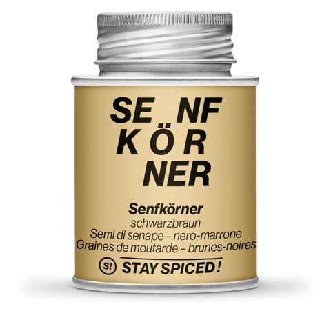 Senfkörner schwarzbraun, ganz