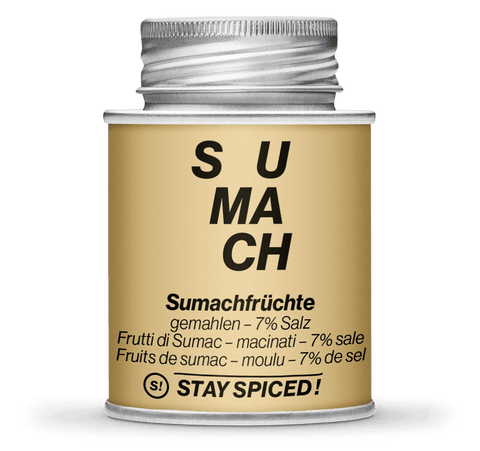 Sumachfrüchte - Sumach Türkisch - 7% Salz