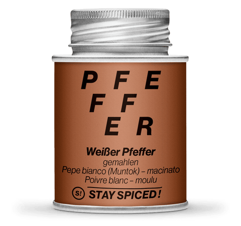 Pfeffer weiß (Muntok) gemahlen