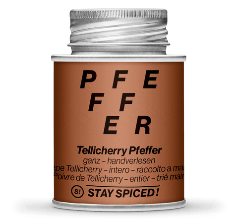 Tellicherry Pfeffer handverlesen, ganz