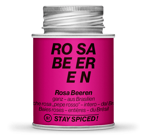 Rosa Beeren " Roter Pfeffer" ganz