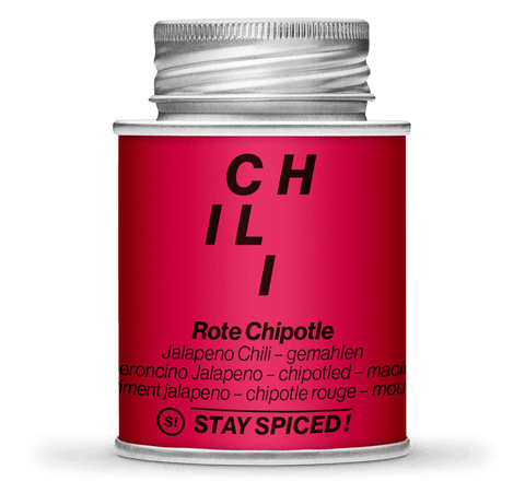 Jalapeno-Chili rot "Chipotled" gemahlen
