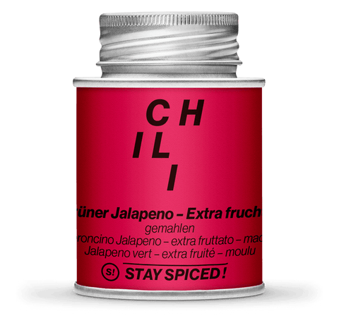 Jalapeno Chili, grün gemahlen - Extra Fruchtig!