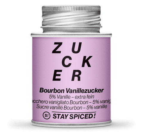 Vanillezucker 5% Bourbonvanille, Backzucker, extra-fein