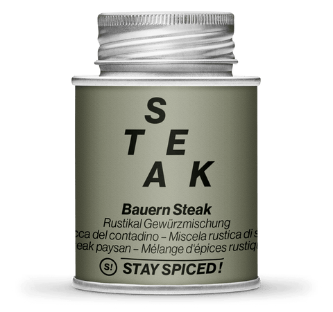 Bauern Steak rustikal Gewürzzubereitung