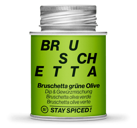 Bruschetta grüne Olive