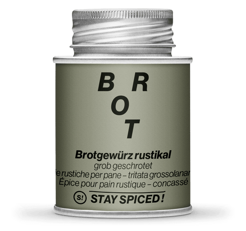 Brotgewürz "rustikal" grob geschrotet mit Schwarzkümmel