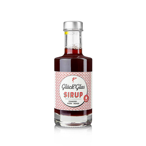 Happiness in a Jar - Cranberry Maple Ginger Syrup, 200 ml