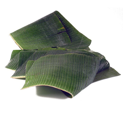 Bananenblätter, ganze Blätter, gefaltet, frisch, 1 kg, ca.9 St