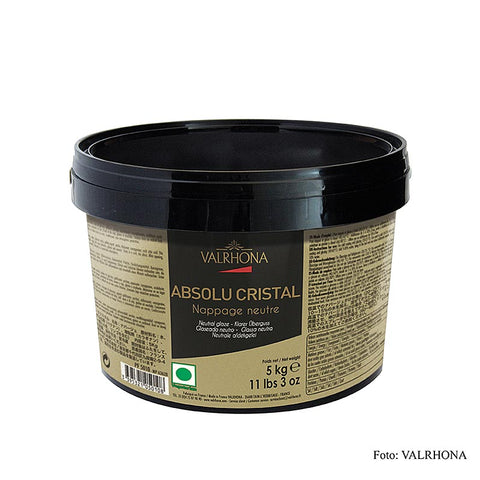 Valrhona Nappage - Absolu Cristal, neutral, klarer Guss, 5 kg