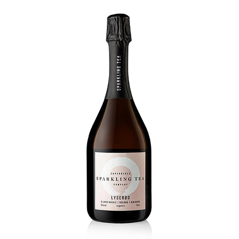 Copenhagen Sparkling LYSEROD weißer Tee, Oolong, Hibiscus alkoholfrei, BIO, 750 ml