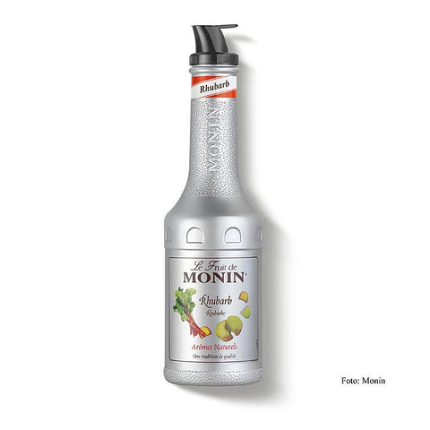 Monin - Fruchtpüreemix - Rhabarber, gezuckert, mit Ausgießer, 1 l