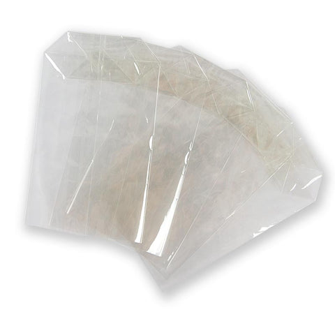 Zellglas - Kreuzbodenbeutel, Cellophan, gereckt, 8,5x14,5cm, 100 St