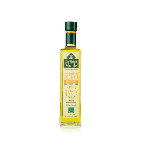 Gebinde-6-Sonnenblumenkernöl, Die kleine Mühle, BIO, 500 ml