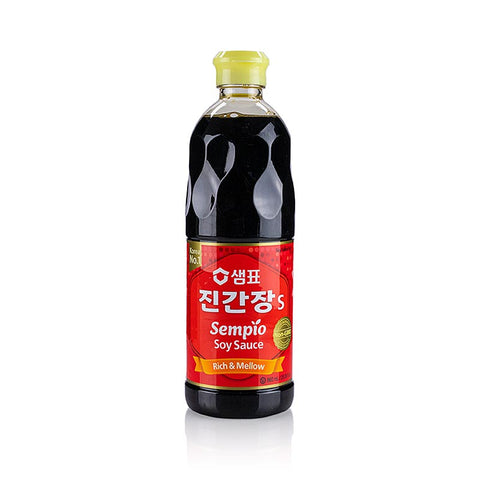 Gebinde-12-Sojasauce - Korea (Sempio), Jin (Ganjang), 860 ml