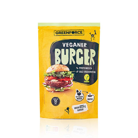 Pack of 6 - Greenforce Mix for vegan burger patties, made from pea protein, 75 g