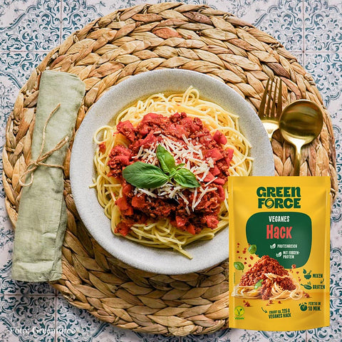 Gebinde-6-Greenforce Mix für veganes Hack, aus Erbsenprotein, 75 g