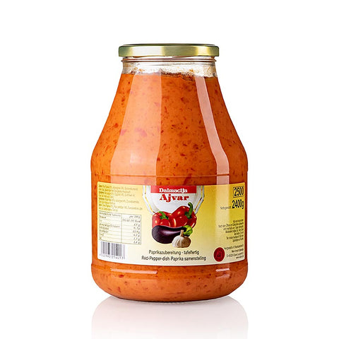 Ajvar, pepper preparation, Dalmacija, 2.4 kg