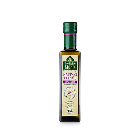Leinöl, nativ, kaltgepresst, Die kleine Mühle, BIO, 250 ml
