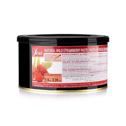 Gebinde-4-Sosa Paste - Natural Walderdbeer, 1,5 kg