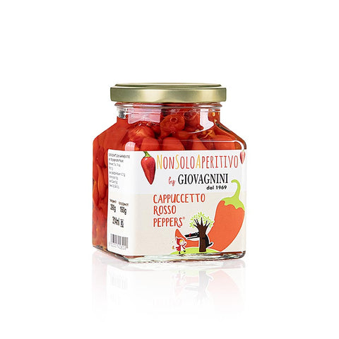 Pepperoni drops "Pepper Rosso", red, Giovagnini Cappuccetto, 290 g
