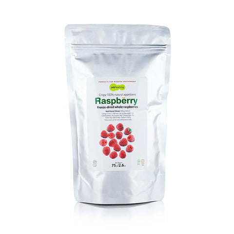 TÖUFOOD LYOFËELING RASPBËRRY, gefriergetrocknete Himbeeren, ganz, 75 g
