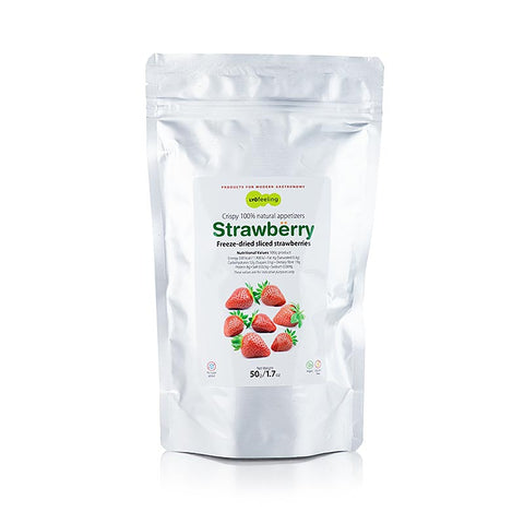 TÖUFOOD LYOFËELING STRAWBËRRY, gefriergetrocknete Erdbeeren, Scheiben, 50 g