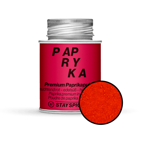 Hand-selected sweet paprika, 220 ASTA