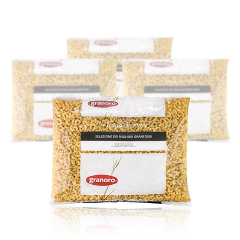 Granoro Fagiolini Rigati (small tube pasta) No.50, 12 kg, 4 x 3000g