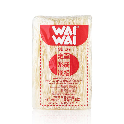 Gebinde-24-Reis Vermicelli Nudeln, fein, 0,5mm, Wai Wai, 500 g