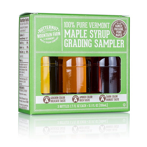 Maple syrup test box A Grade (Golden, Amber, Dark), 150 ml, 3 x 50ml
