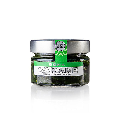 Gebinde-6-Goma Wakame, Seealgensalat mit Sesam fertig angemacht, 100 g