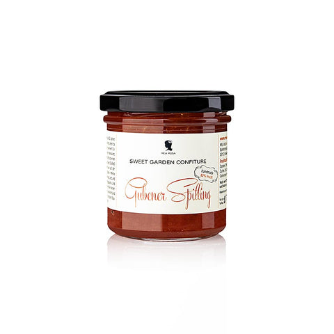 Sweet Garden Confiture - Gubener Spilling (Pflaume) Fruchtaufstrich, Mea Rosa, 180 g