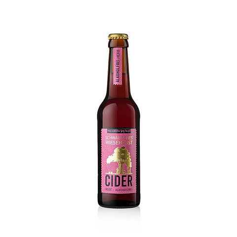 Jörg Geiger Swabian Meadow Fruit Cider ROSÉ alcohol-free dry organic, 330 ml