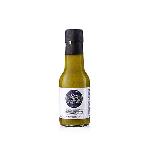 Uncle Jonnys Hot Sauce GREEN MACHINE, scharfe Chili Sauce, 150 ml