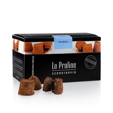 Gebinde-10-La Praline Fancy Truffles, Schokoladenkonfekt mit Blaubeere, Schweden, 200 g