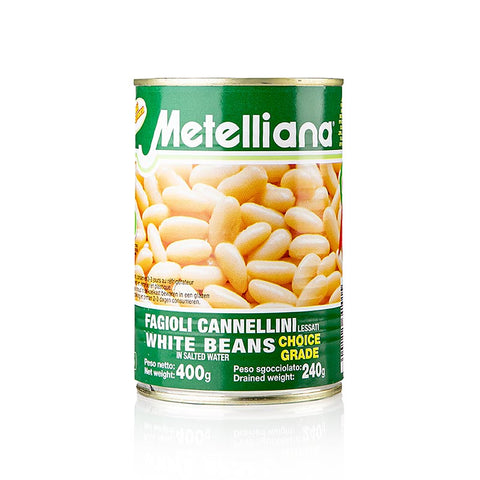 Cannellini Bohnen, weiß & klein, Metelliana, 410 g