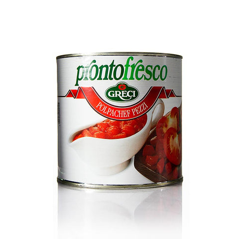 Diced tomatoes "Polpachef Pezzi", Prontofresco, 2.5 kg